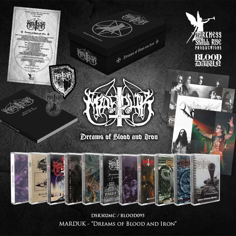 Marduk - Dreams of Blood and Iron – 11-TAPE BOX – regular version