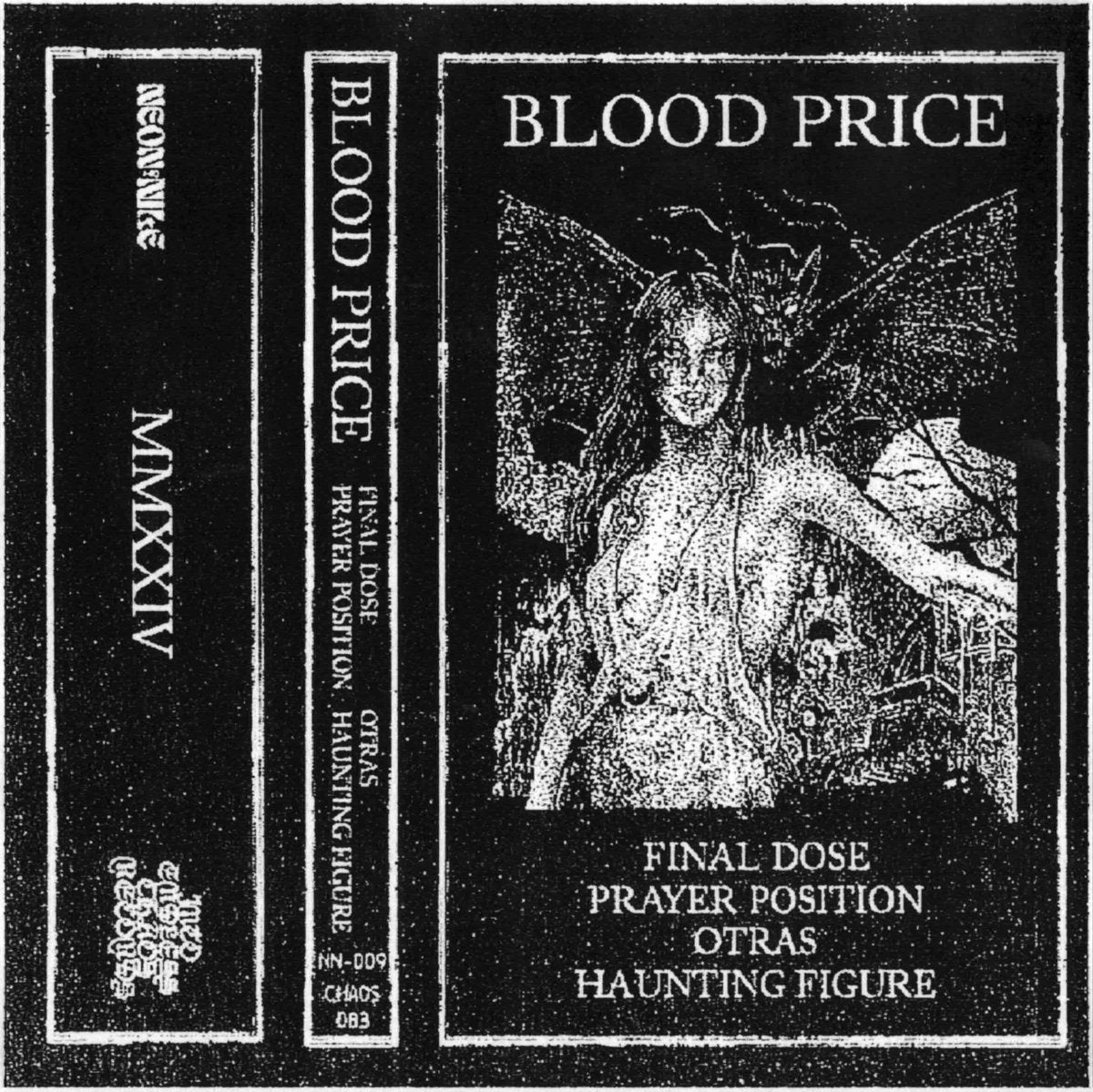 Blood Price - Four way split - Final Dose / Prayer Position / Otras / Haunting TAPE