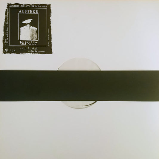 Austere - To Lay Like Old Ashes 12" TEST PRESS
