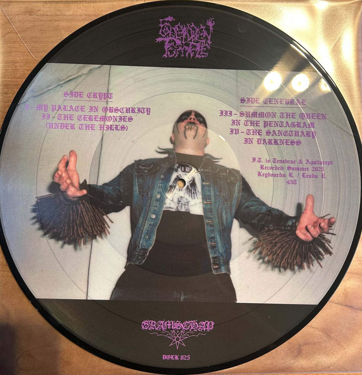 Forbidden Temple - The Sanctuarian Darkness PDISC 12"