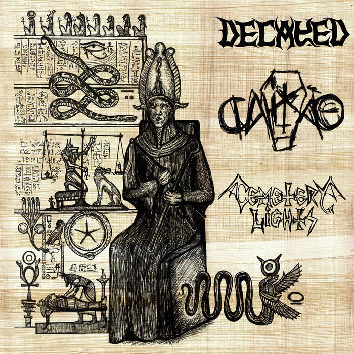 Decayed / Caixao / Cemetery Lights - Heralds of the Duat 12"