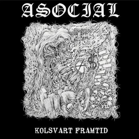 Asocial - Kolsvart framtid 12"