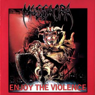 Massacra  - Enjoy The Violence 12" Marble Red Vinyl