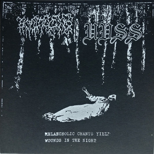 Moraš / Unholy Vampyric Slaughter Sect – Melancholic Chants Yield Wounds in the Night 7"